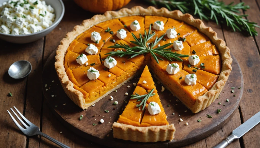 tarte potiron feta