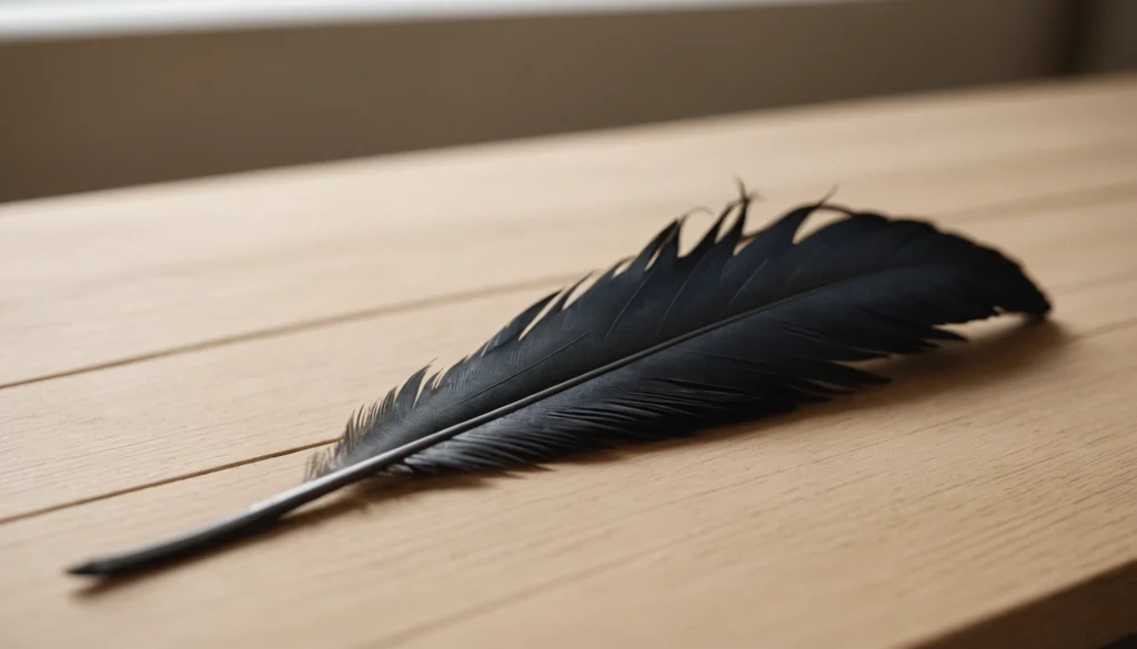 signification plume noire